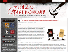 Tablet Screenshot of gonzogastronomy.com